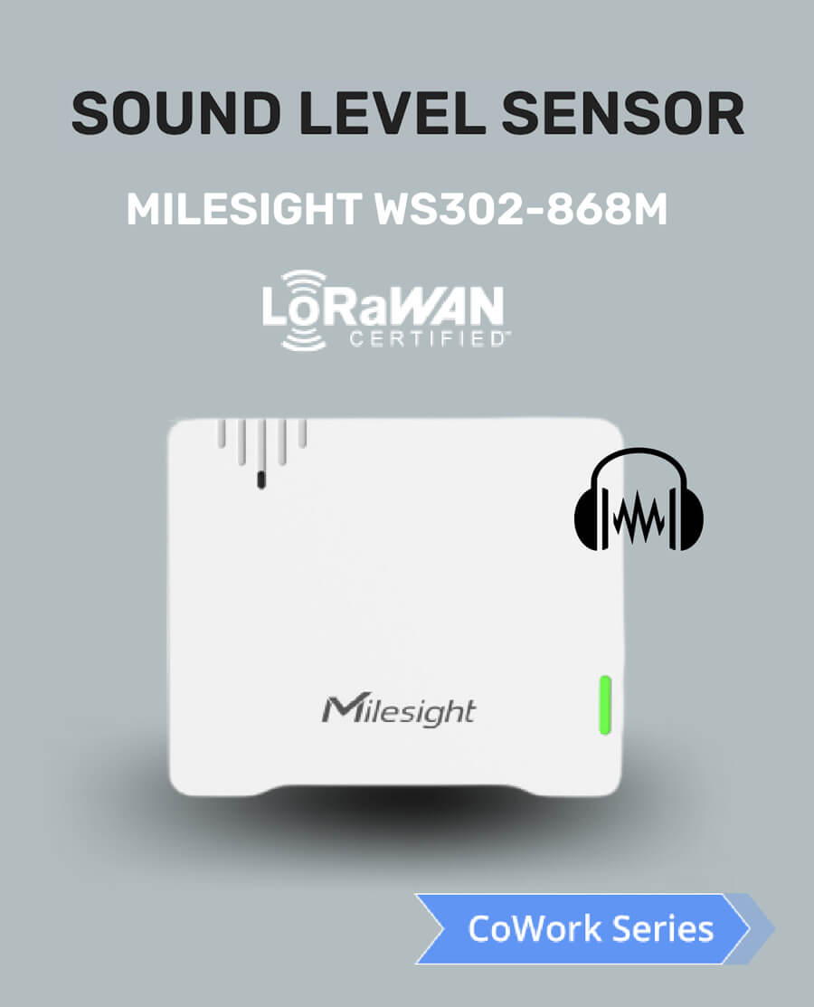 Milesight WS302-868M LoRaWAN® Sound Level Sensor
